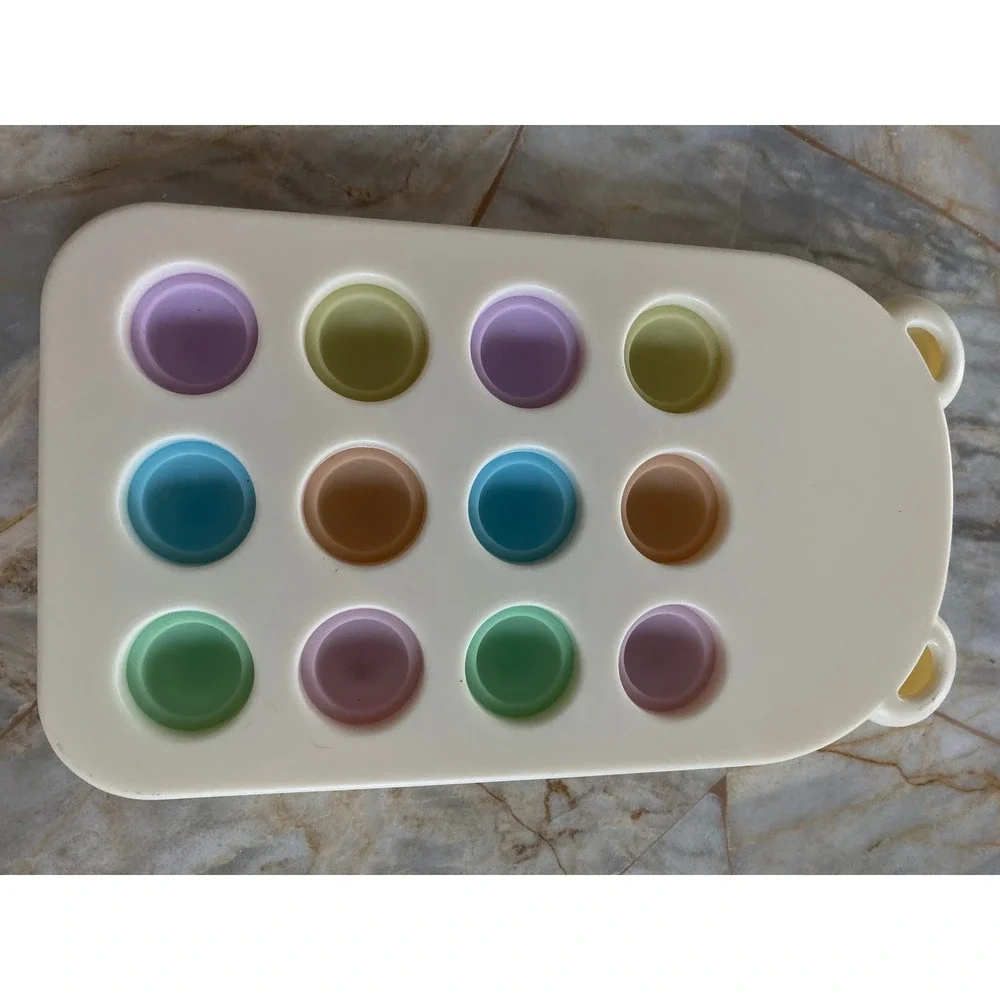 Cream Bear Pop Fidget‎ Toy Pastel Numbered Keypad Sensory Stress Relief Toy